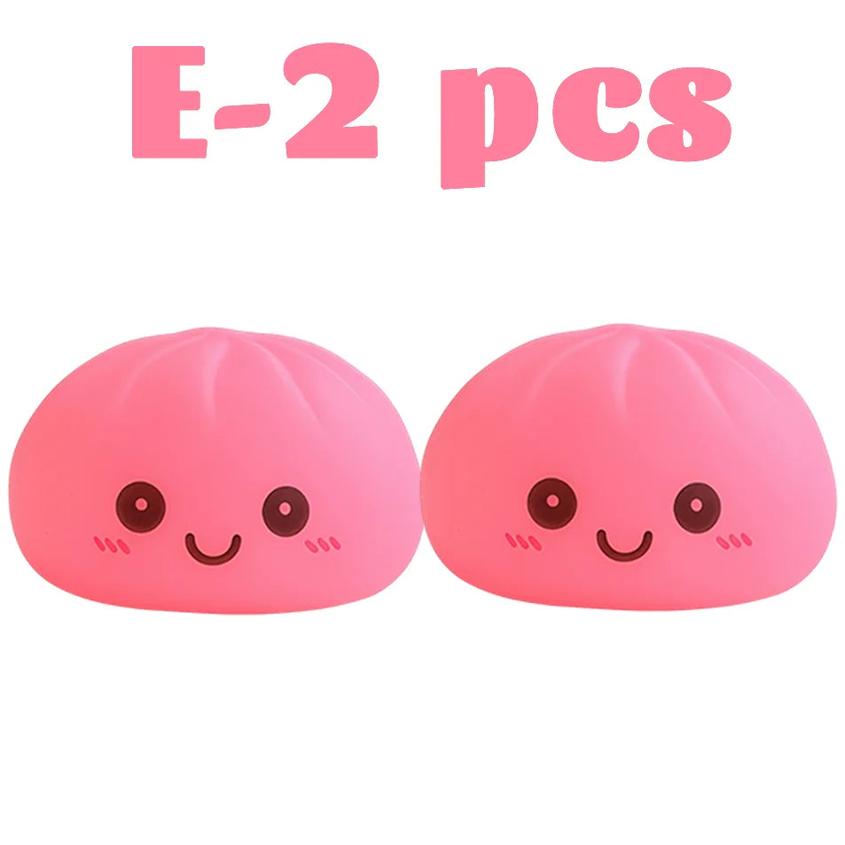 2027 New Dumpling Night Lights Glowing Dumplings Desktop Ornament Cute Glowing Dumpling Steamer Box Kawaii Dumpling Lights Gifts