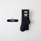 Autumn Winter Girls Pantyhose Solid Color Kids Ballet Dance Tights For Kids Stocking Velvet Heart Grils Leggings
