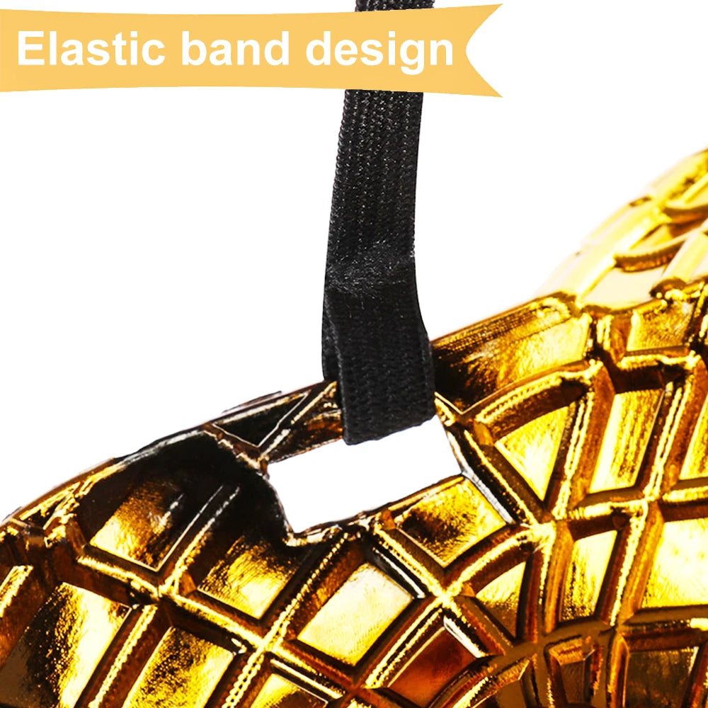 1-5pcs Halloween Animal Cosplay Lion Tiger Leopard Stage Show Prop Mask Golden Leopard Mask Costume Accessories Party Supplies