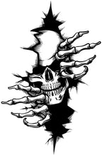 15cm Horror Skeleton Sticker Exterior Parts Motorcycle Stickers on Car Products Accessories Sunscreen and Waterproof Cute, PVC
