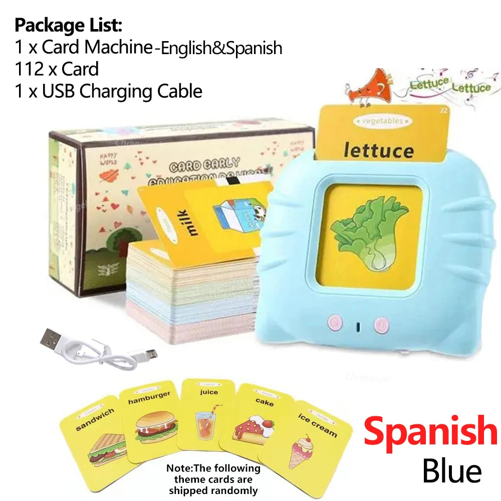 Talking Flash Cards Early Learning Educational Toy for Kids