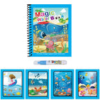 Magic Water Drawing Book – Reusable Mess-Free Painting Toy