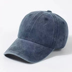 Washed Cotton Adjustable Baseball Cap for Everyday Casual Style