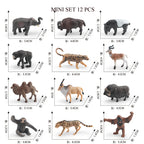 Mini Farm & Wildlife Animal Figurine Set