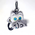 Cute Black Cat Plush Keychain Kawaii Bag Charm
