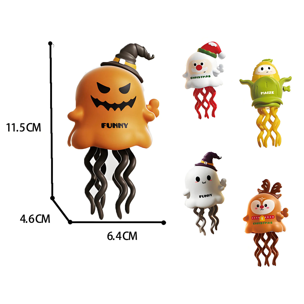Wind-Up Dancing Ghost Clockwork Toy for Interactive Kids Play Fun