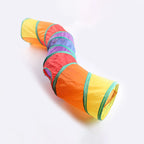 Foldable Interactive Cat Tunnel Toy for Indoor Play and Exercise