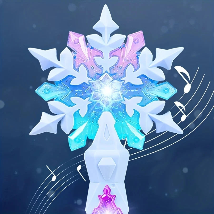 Princess Snowflake LED Magic Wand Toy