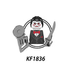 Blind box TP1040 WM6205 KF6173 KF6175 Killer Klowns Mini Figure Classic Horror Thriller Movie Building Block Model Doll Toy Gift
