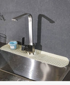 Silicone Faucet Splash Guard – Sink Drain Pad & Countertop Protector