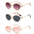 Retro Oval 90s Cat Eye UV400 Sunglasses for Women