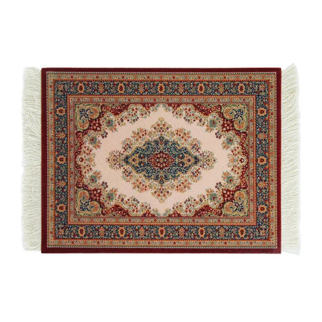 Mousepad Meal Mat Persian Carpet Style Rubber Anti-slip Durable Printing Rectangle Gaming Mouse Pads Coaster