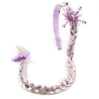 New Frozen Series Elsa Headband For Girls Snow Wig Braid Rhinestones Crown Hairband Birthday Party Princess DIY Hair Accessories