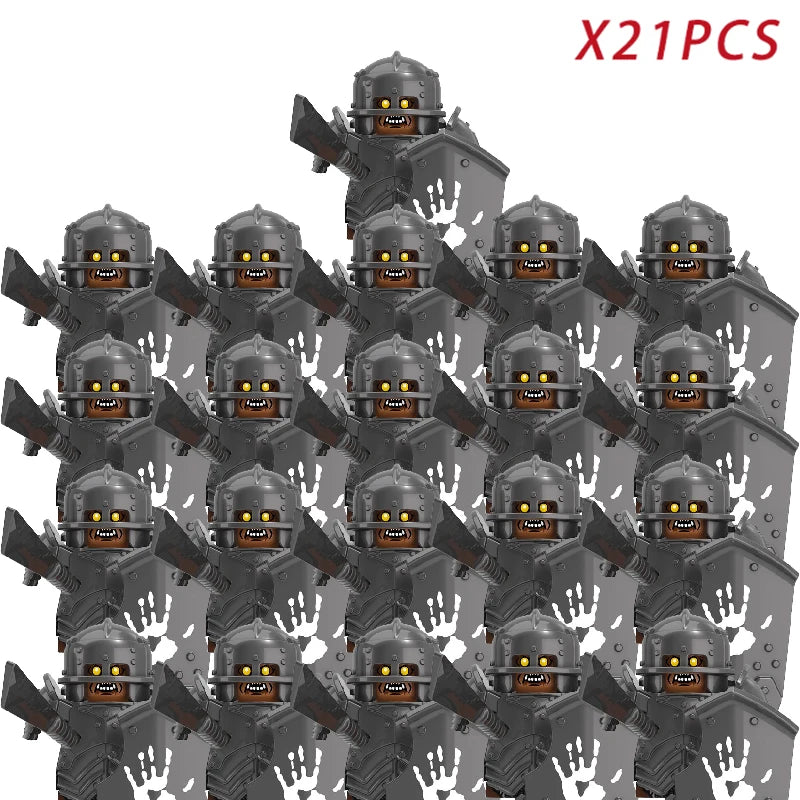 Medieval Movie Knights Building Blocks toys Lord Ring Figure Bricks Toy Christmas birthday gifts
