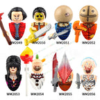 WM6075 WM6101 WM6102 Horror Movie Action Figure Building Blocks Halloween Series Character Accessories Model Brick Toys For Kids
