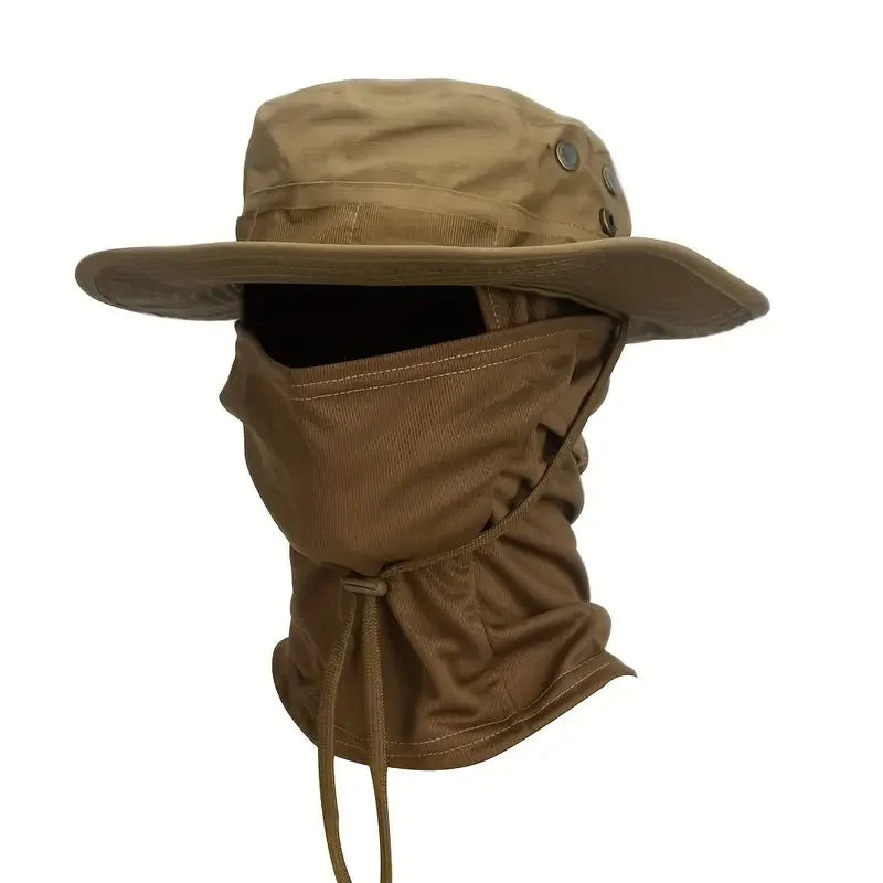 Camouflage Boonie Outdoor Hunting Hat with Wide Brim Protection