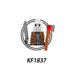 Blind box TP1040 WM6205 KF6173 KF6175 Killer Klowns Mini Figure Classic Horror Thriller Movie Building Block Model Doll Toy Gift