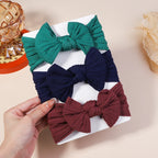 3PCS Cable Knit Elastic Baby Girl Headbands Set