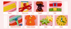Montessori Toddler Busy Board Activity Book for Fine Motor Skills Learning