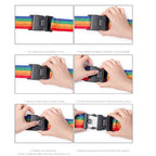 Adjustable Luggage Belt Elastic Suitcase Security Strap for Travel & Carry-On
