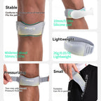 GOBYGO 1Pcs Sports Patella Strap Compression Knee Pads Adjustable Knee Sleeve  Outdoor Running Shock Absorption Jump Rope Unisex