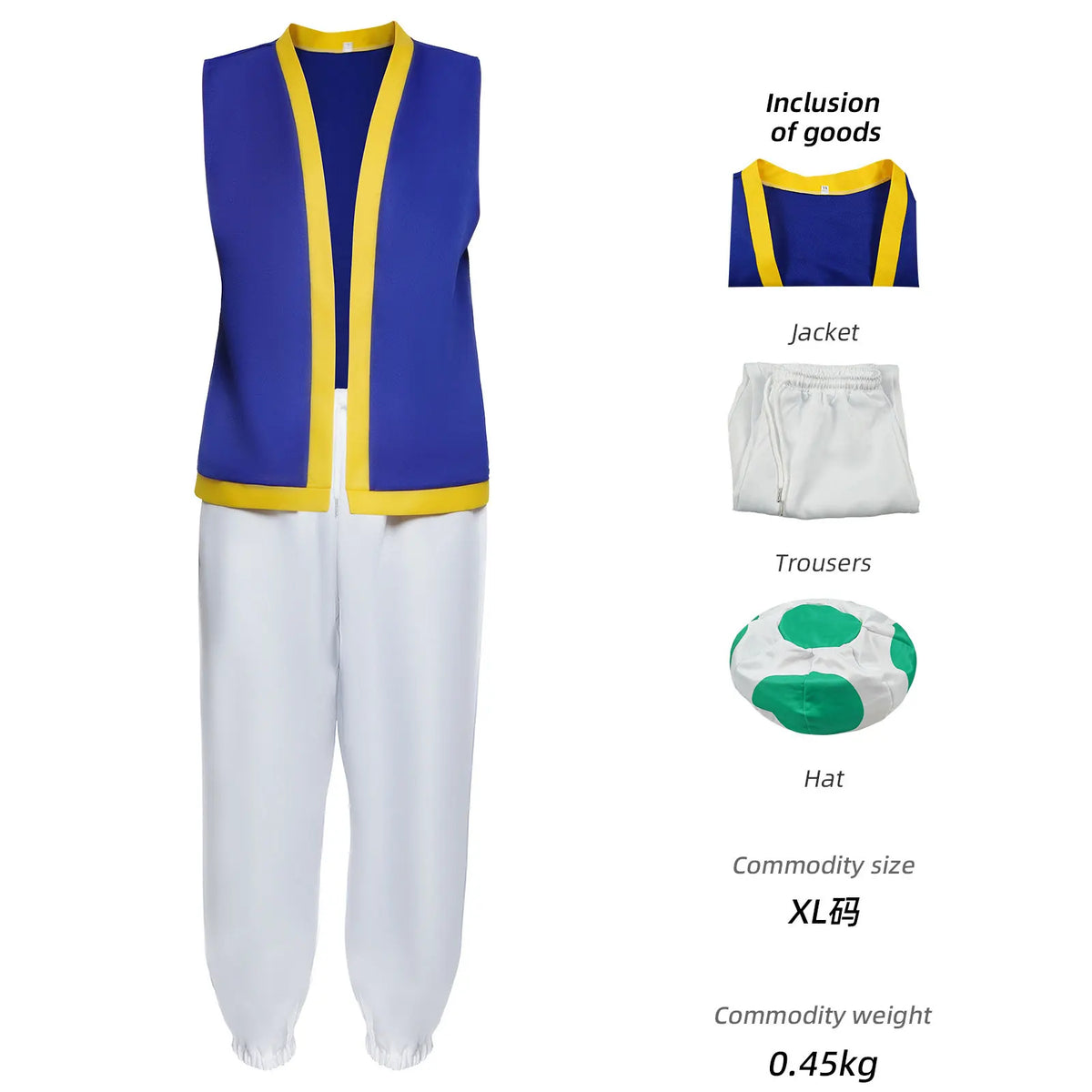 Halloween Mushroom Character Cosplay Costume Cartoon Toadstool Party Outfit