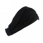 Wide Cotton Knotted Sports Headband for Women