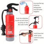 Mini Fire Extinguisher Water Toy for Outdoor Summer Fun Kids