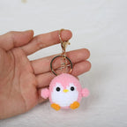 Mini Penguin Crochet Keychain Cute Animal Bag Charm