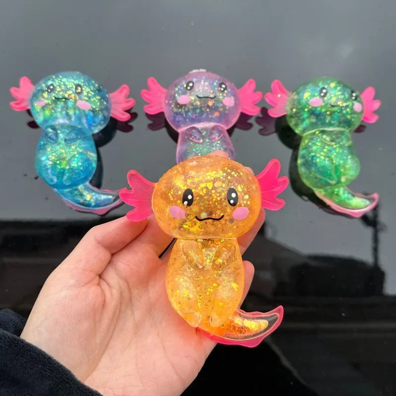 Colorful Salamander Squishy Fidget Stress Relief Toy for Kids