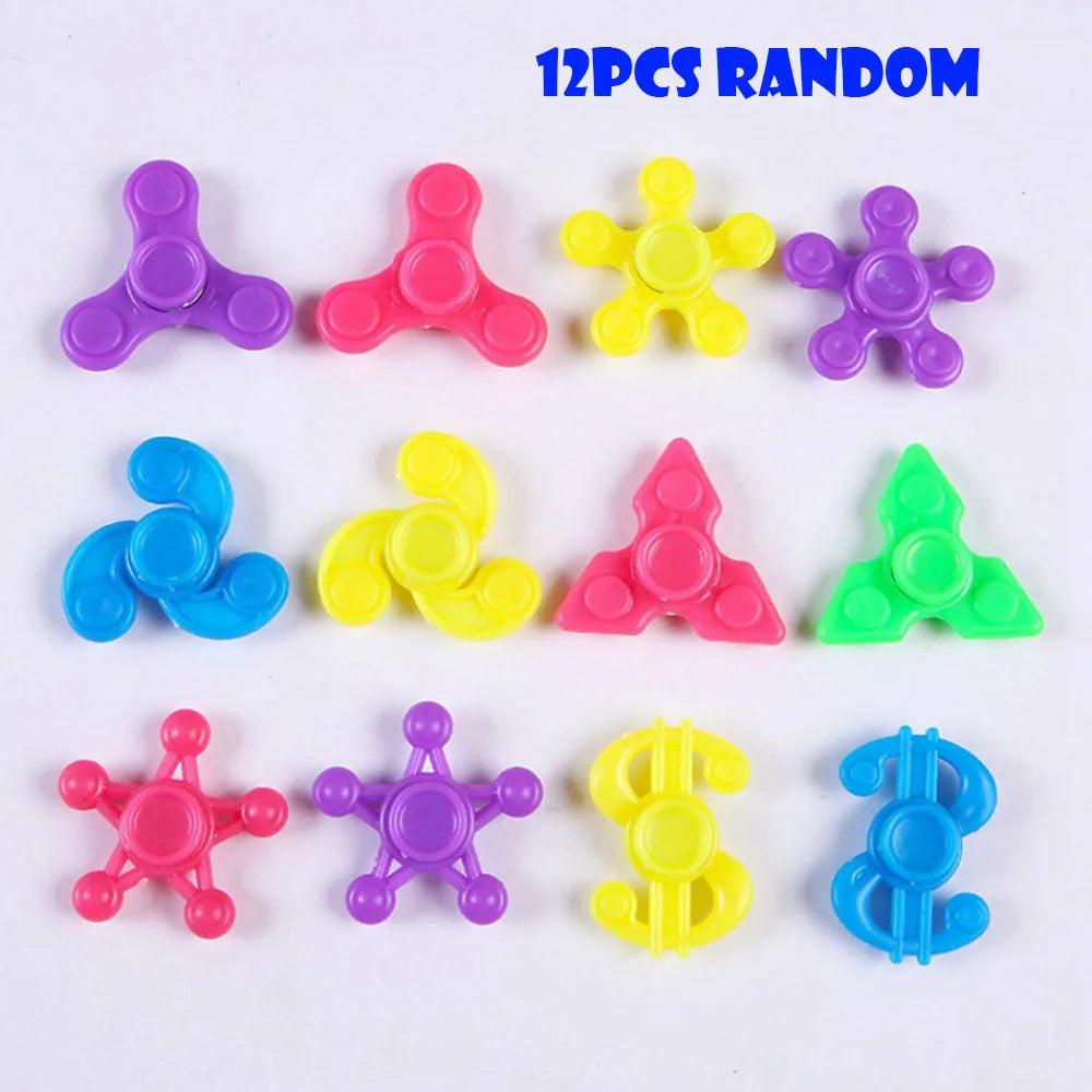Mini Finger Gyro Fidget Spinners – Bulk Sensory Toy Set