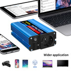 3000W DC 12V to AC 220V 50hz Pure Sine Wave Inverter Power Inverter Charger  Adapter Universal Socket