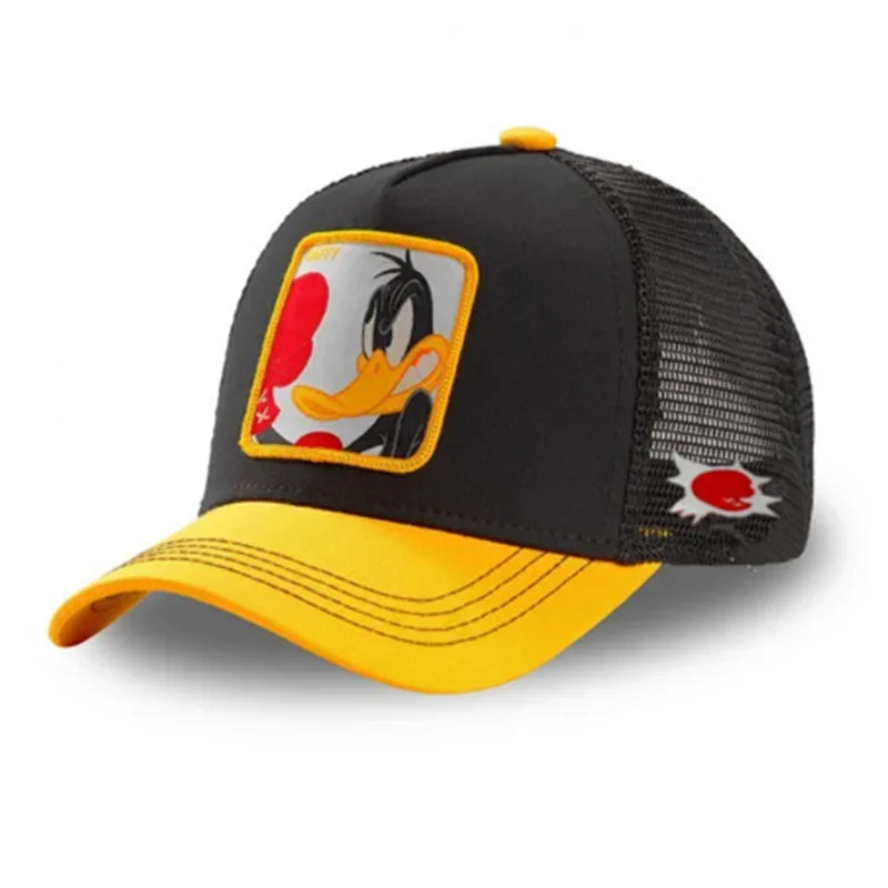 Anime Cartoon Snapback Cotton Baseball Cap for Everyday Style