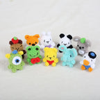 Mini Animal Crochet Keychain Cute Knitted Doll Keyring
