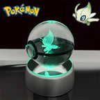 Pokémon 3D Crystal Poké Ball LED Night Light Collectible Figure