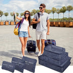 6PCS Waterproof Packing Cube Set for Travel & Luggage Organization