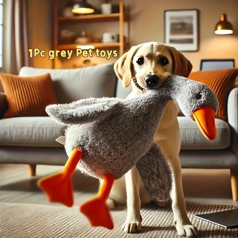 Soft Colorful Duck Plush Pet Toy for Dogs and Cats Comfort