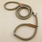 Dog Leash Slip Rope Lead Leash Heavy Duty Braided Rope Adjustable Loop Collar Training Leashes for Medium Large Dogs