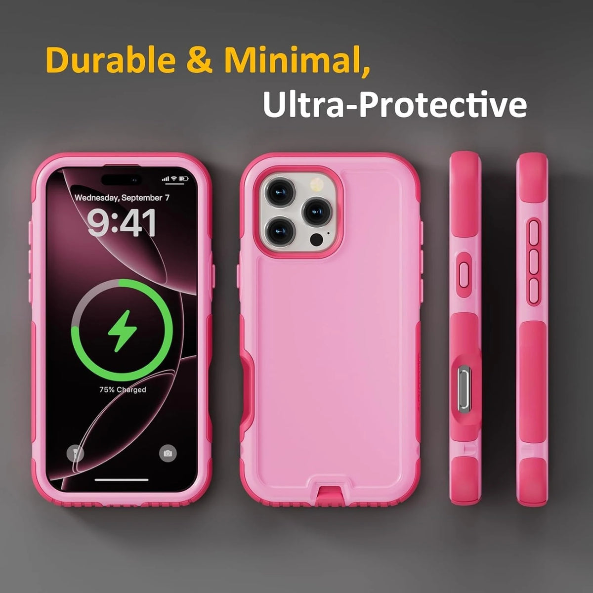 For MagSafe Heavy-Duty OTT Armor Phone Case For iPhone 18/17/16/15/14 Pro Max Plus Magnetic Military Grade Drop Protection Cover