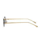 Fashion Rimless Oval UV400 Diamond Sunglasses for Women