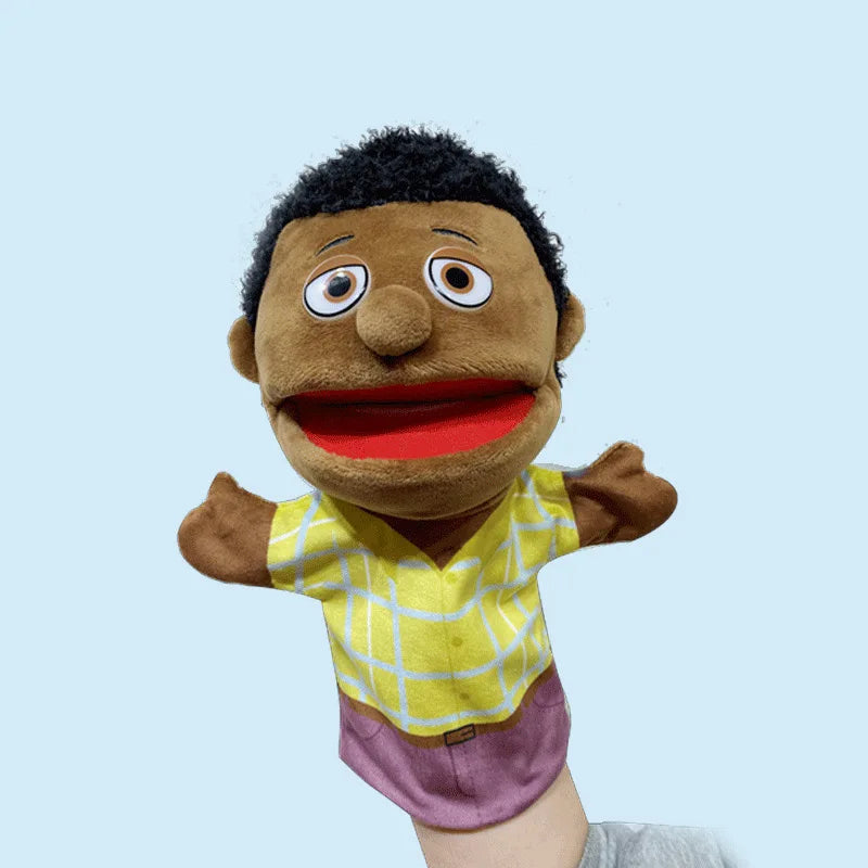 Family Hand Puppet Dolls – Plush Educational Role Play Toy