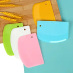 Plastic Cake Scraper Dough Cutter for Baking and Cake Decorating