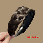 Synthetic Braided Headband for Women