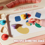 Cartoon Magnetic Drawing Board Montessori Writing Toy for Kids