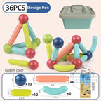 Magnetic Constructor Blocks STEM Building Set for Creative Kids