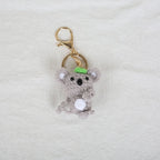 Mini Animal Crochet Keychain Cute Knitted Doll Keyring