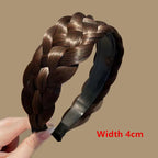 Synthetic Braided Headband for Women