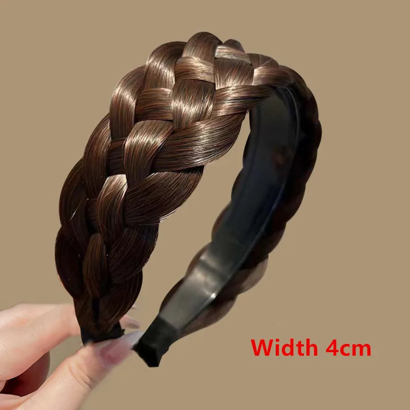 Synthetic Braided Headband for Women