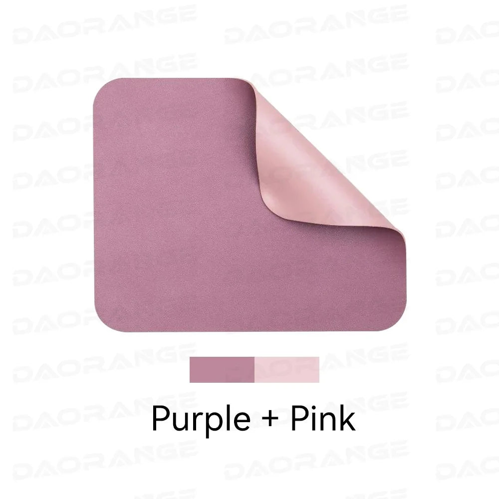 Creative Universal Anti-slip Mouse Pad Leather Gaming Mice Mat New Desk Cushion Fashion Comfortable For Laptop PC MacBook