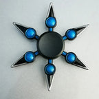 Ninja Shuriken Zinc Alloy Tri Fidget Spinner Stress Relief Toy